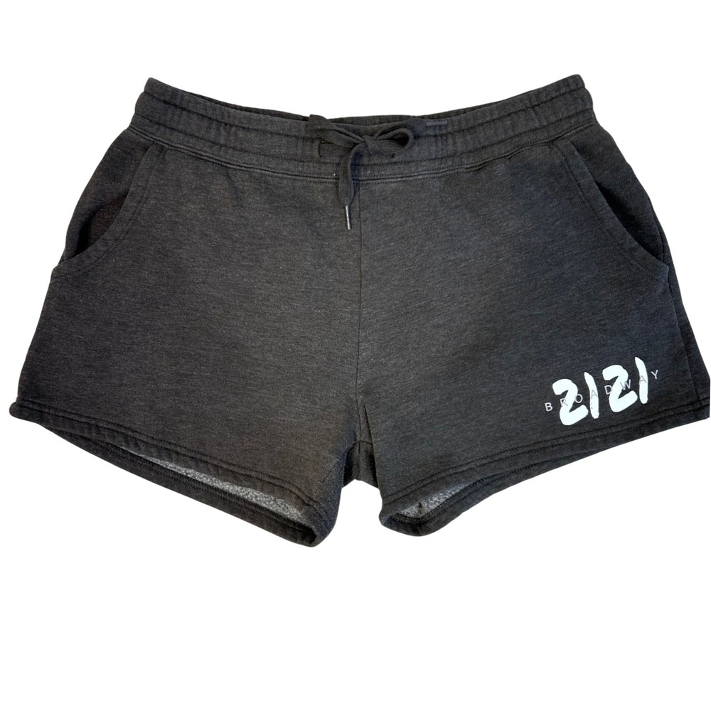 Steps On Broadway 2121 Athleisure Sweat Shorts Women's L Iconic Dance NYC EUC